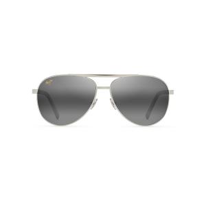 Maui Jim Seacliff スポーツサングラス, シルバー/ニュートラルグレー。, M