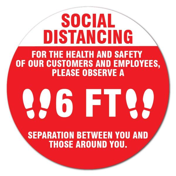 SIgnMission Social Distancing For Health And Safet...