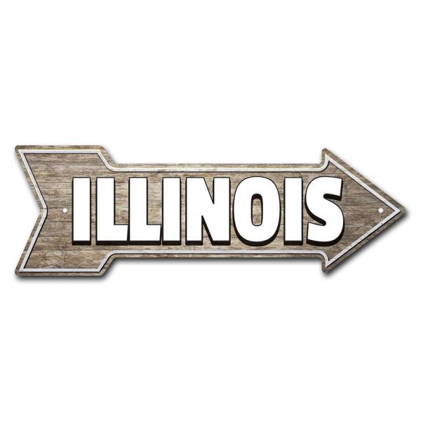 MightySkins Peel and Stick Art Removable Illinois ...