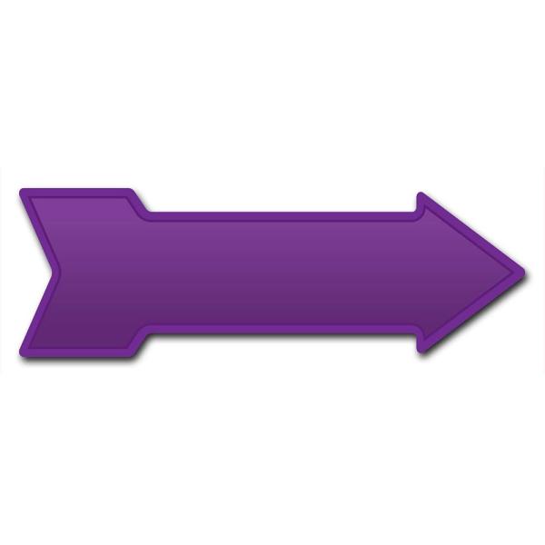 SignMission Decal Art Purple Decal Indoor/Outdoor ...