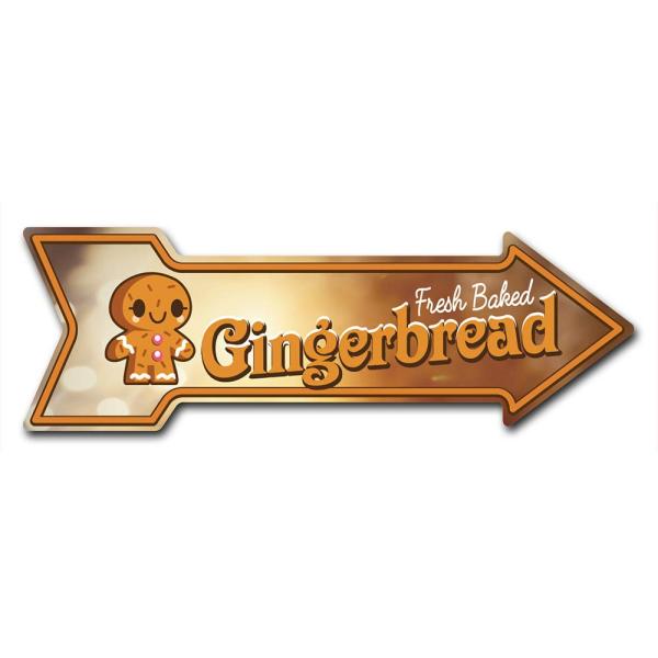 SignMission Decal Art Gingerbread Decal Indoor/Out...