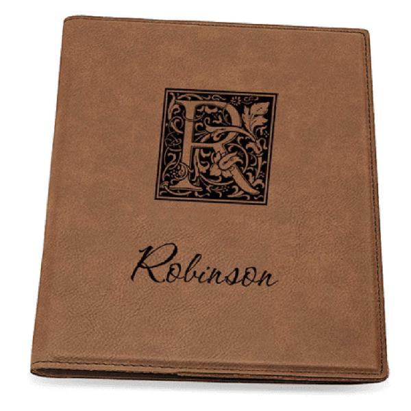 Executive Gift Shoppe | Initial Monogram Dark Brow...