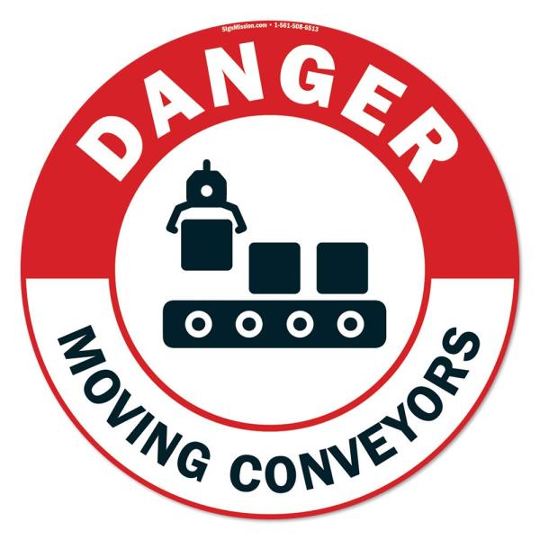 Moving Conveyors Non-Slip Floor Marker | 6 Pack of...