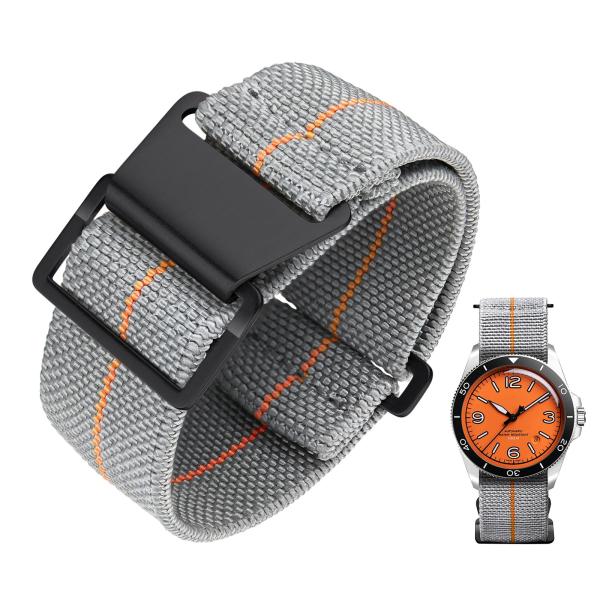 BINLUN Elastic Nylon Watch Band 18mm 20mm 22mm Mar...