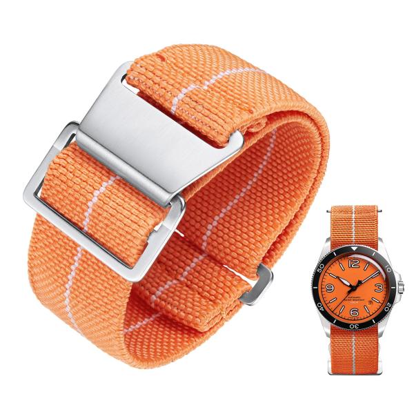 BINLUN Elastic Nylon Watch Band 18mm 20mm 22mm Mar...