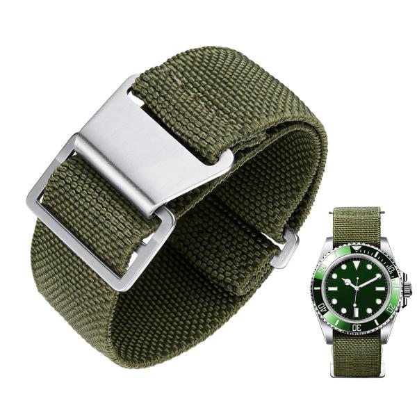 BINLUN Elastic Nylon Watch Band 18mm 20mm 22mm Mar...