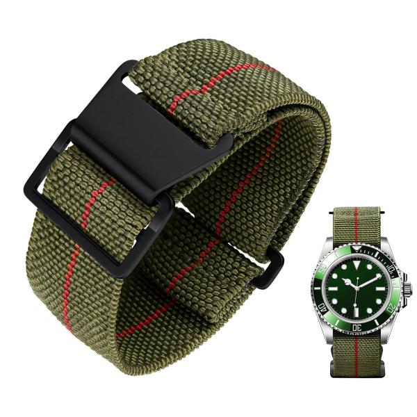 BINLUN Elastic Nylon Watch Band 18mm 20mm 22mm Mar...