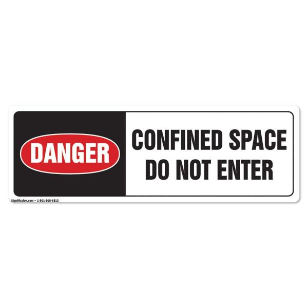 Confined Space Non-Slip Floor Marker | 6 Pack of 6...