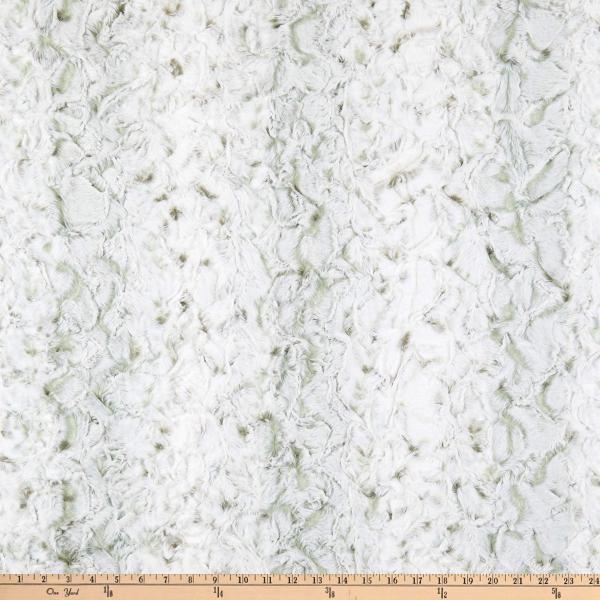 Shannon Minky Luxe Cuddle Snowy Owl Basil, Fabric ...