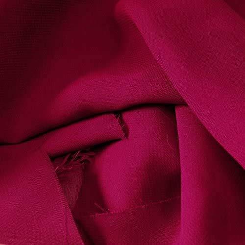 Valentina Textile Inc Solid Chiffon Fabric Polyest...