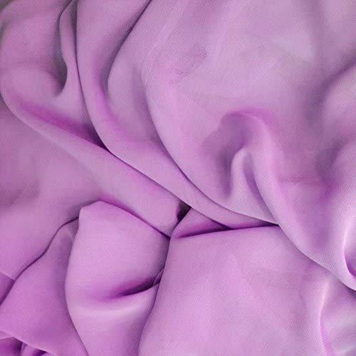 Valentina Textile Inc Solid Chiffon Fabric Polyest...