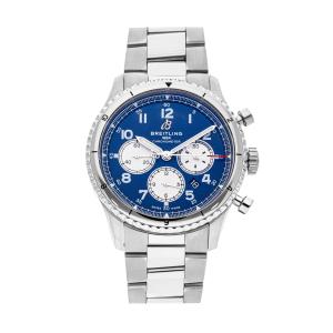 Breitling Navitimer 8 クロノグラフ 自動巻きブルーダイヤル メンズ腕時計 AB0119131C1A1