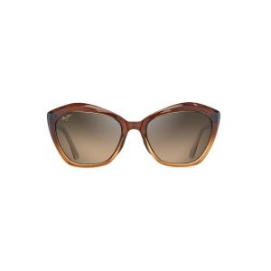 Maui Jim レディース Lotus Lotus, チョコレートフェード/Hclブロンズ偏光。, M