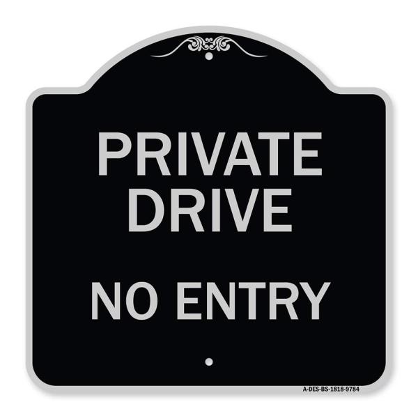 SignMission Designer Series Sign - Private Drive N...