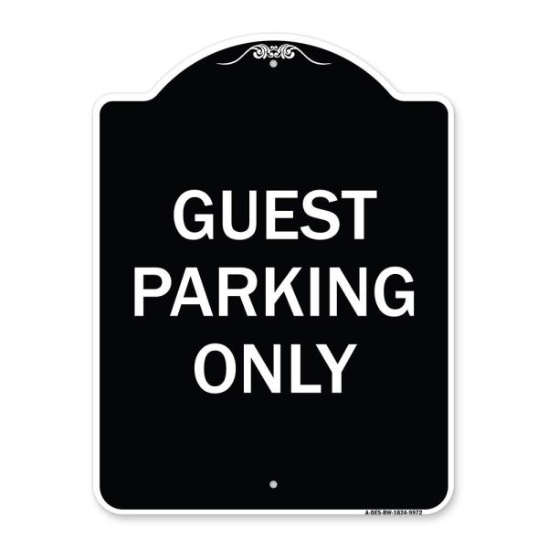 SignMission Designer Series Sign - Guest Parking O...