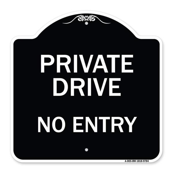SignMission Designer Series Sign - Private Drive N...