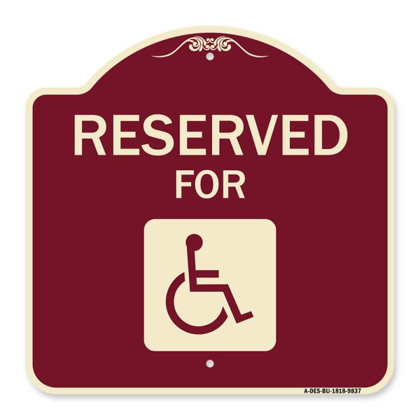 SignMission Designer Series Sign - Graphic Handica...