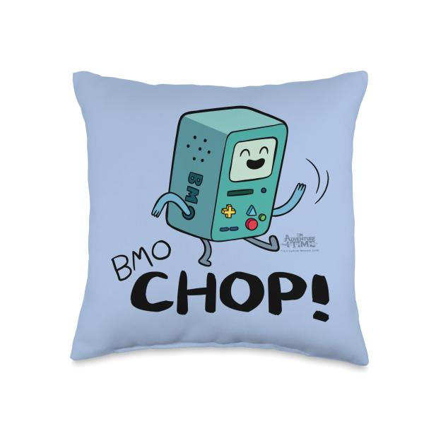 Adventure Time BMO Chop Throw Pillow