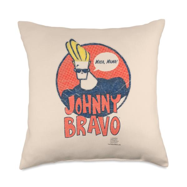 Johnny Bravo Wants Me Throw Pillow, 18x18
