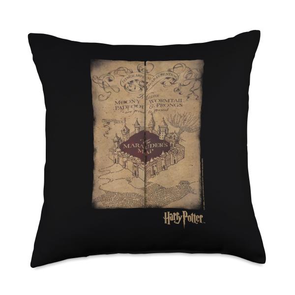 Harry Potter Marauder's Map Throw Pillow
