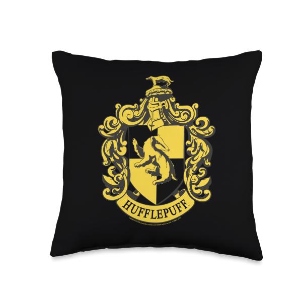 Harry Potter Hufflepuff Simple Crest Throw Pillow