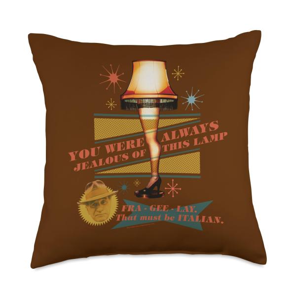 A Christmas Story Fra-Gee-Lay Throw Pillow