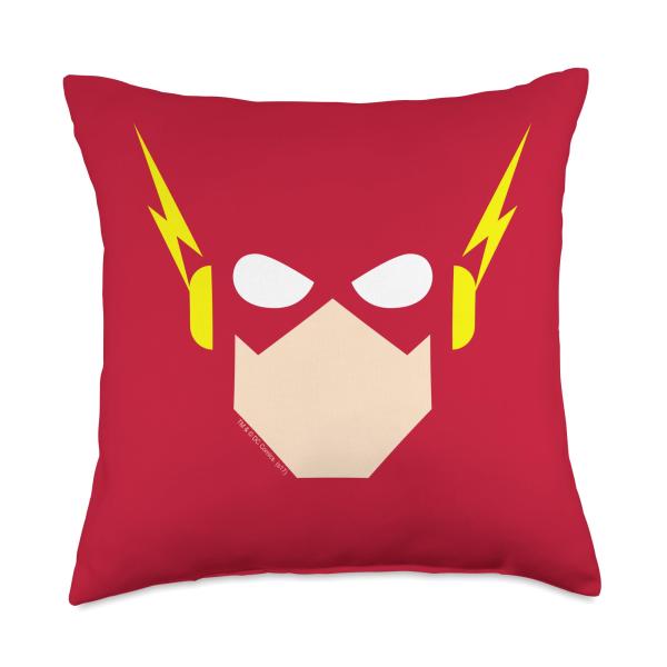 The Flash Head Throw Pillow, 18x18