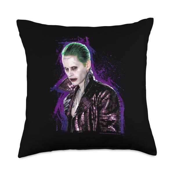 Suicide Squad Joker Stare Throw Pillow