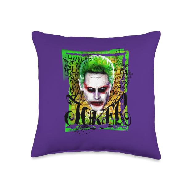 Suicide Squad Empire Joker Throw Pillow