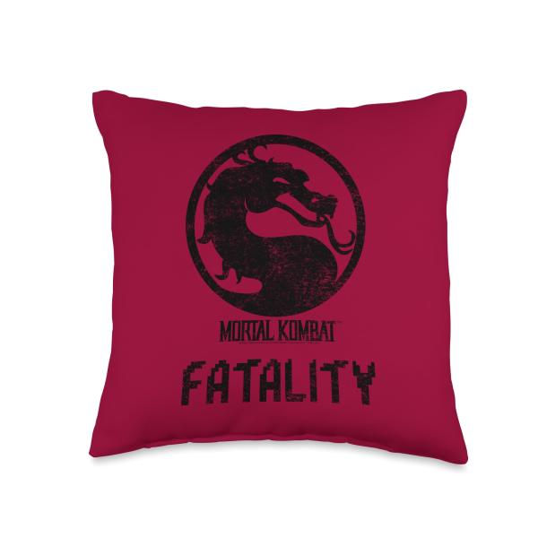Mortal Kombat Klassic Fatality Throw Pillow