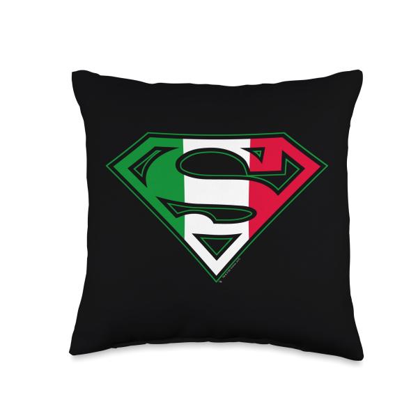 Superman Italian Shield Throw Pillow, 16x16