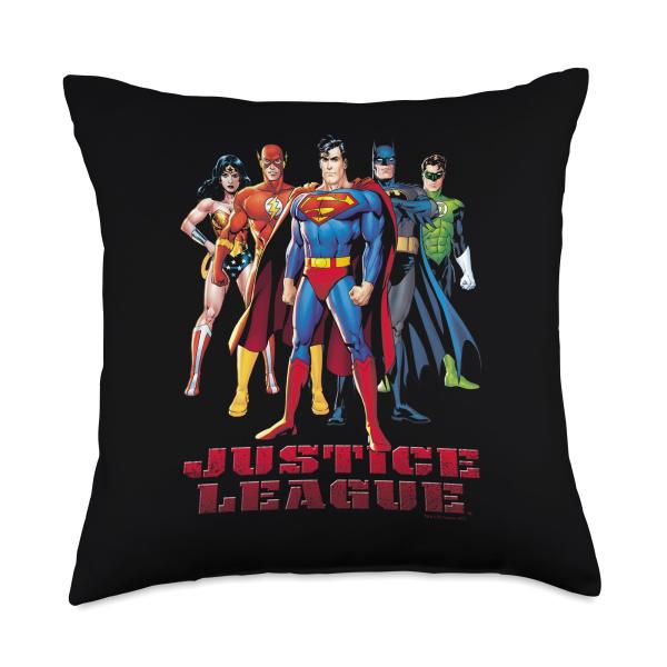 Justice League League Throw Pillow, 18x18