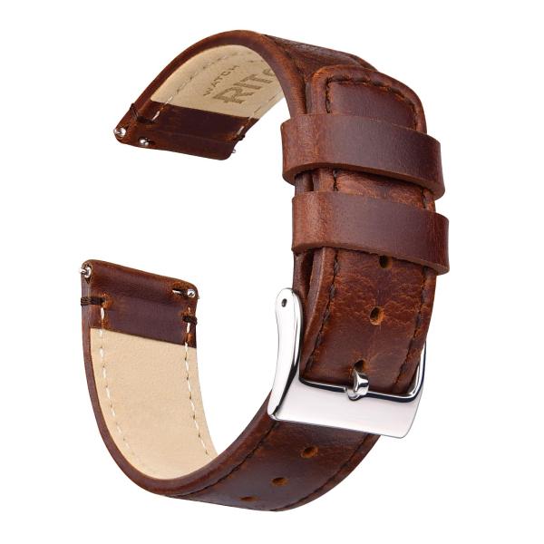 Ritche 20mm レザー腕時計バンド クイックリリース腕時計バンド 男女兼用 Timex We...