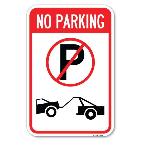 No Parking (No Parking Symbol and Tow Truck Symbol...