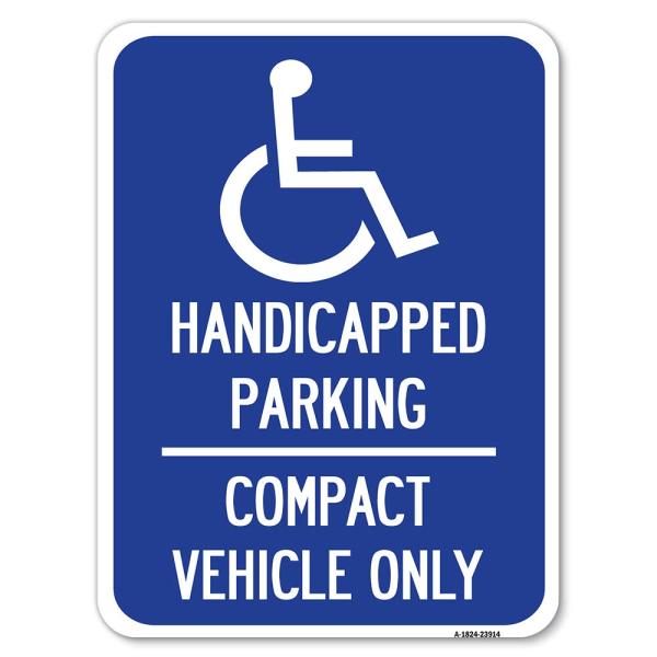 Handicapped Parking - Compact Vehicle Only | 18" X...