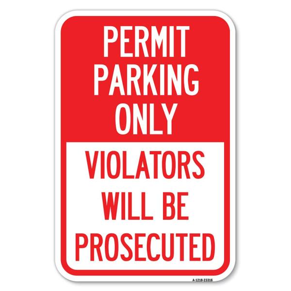 Permit Parking Only Violators Will Be Prosecuted |...