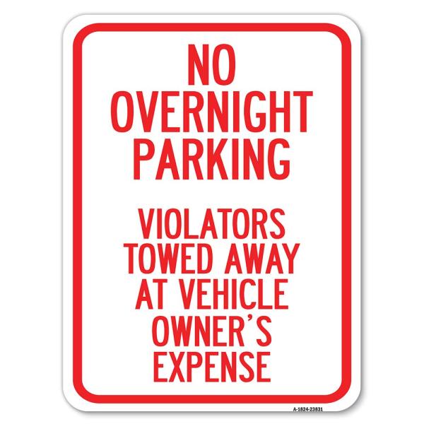 No Overnight Parking Violators Towed Away at Vehic...