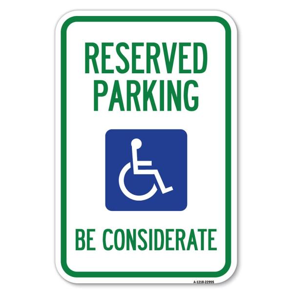Reserved Parking - (with Handicap Symbol) Be Consi...