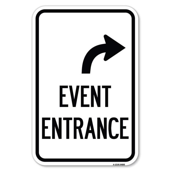 Event Entrance (With Upper Right Arrow) | 12" X 18...