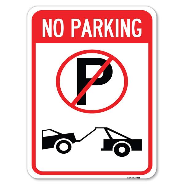 No Parking (No Parking Symbol and Tow Truck Symbol...