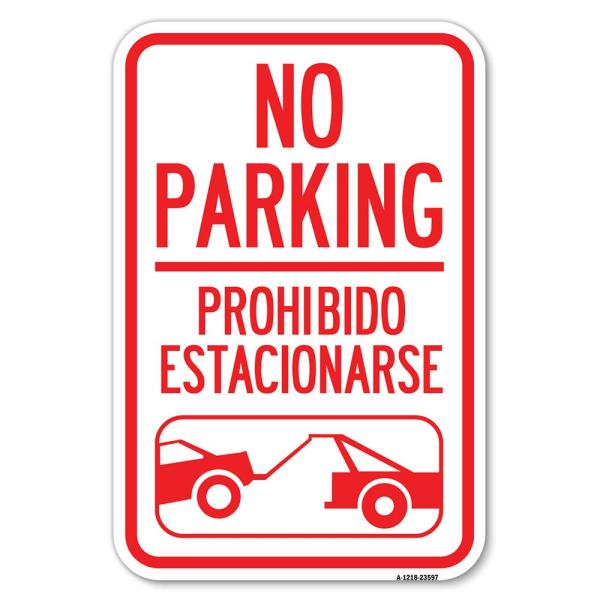 SignMission No Parking Prohibido Estacionarse (車の牽...