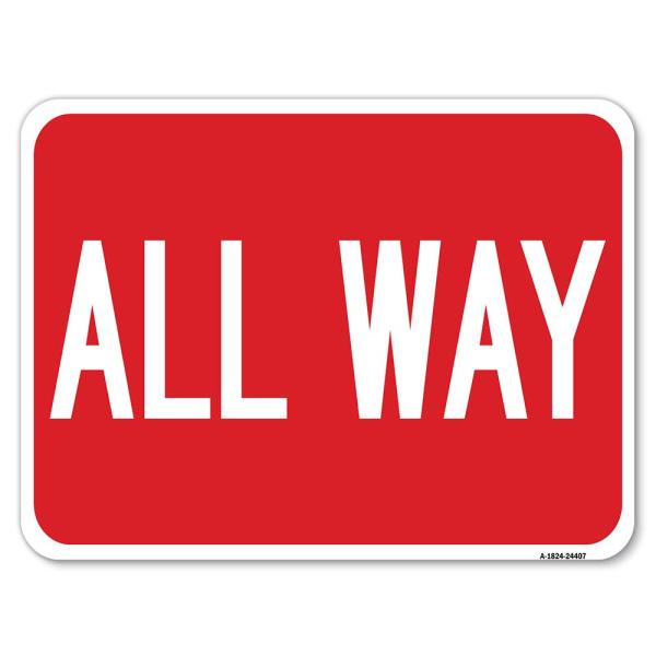 All Way | 18" X 24" Heavy-Gauge Aluminum Rust Proo...