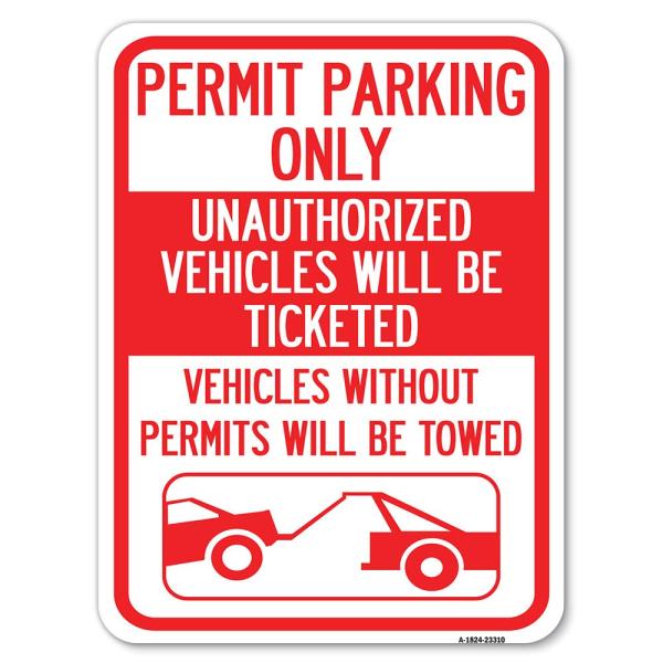 Permit Parking Only Unauthorized Vehicles Will Be ...