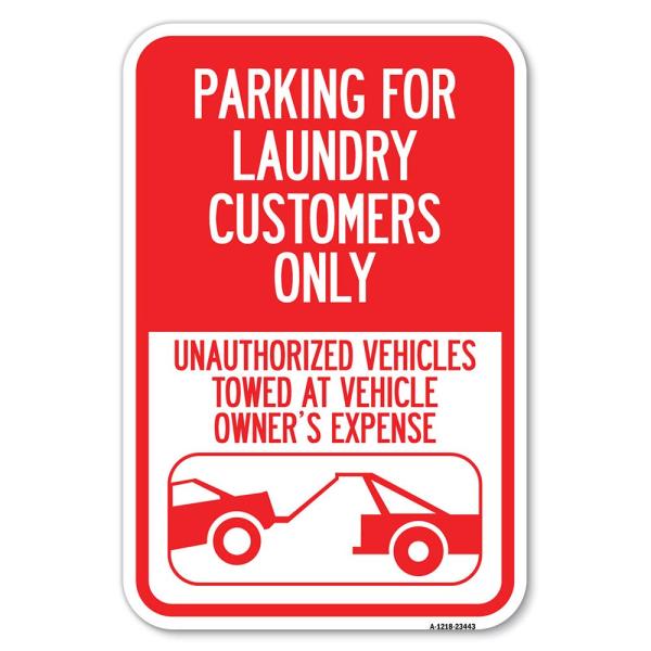 Parking for Laundry Customers Only - Unauthorized ...