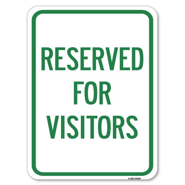 Reserved Parking Sign Reserved Parking for Visitor...