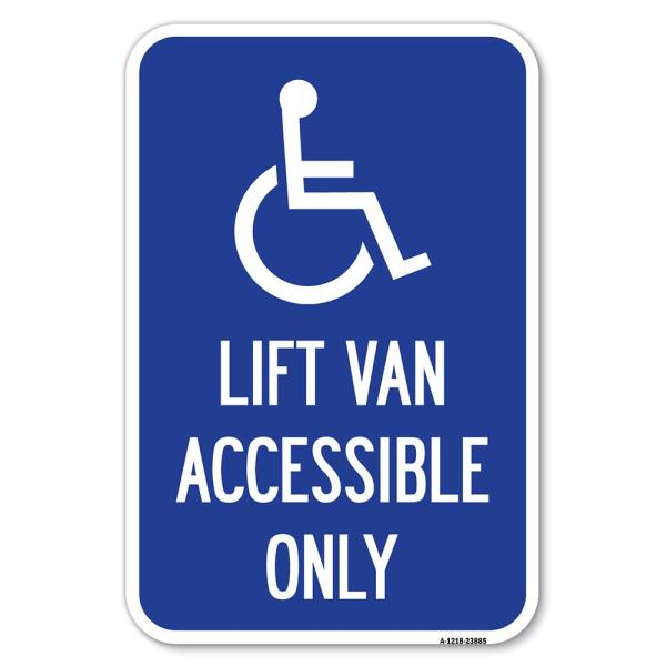 Lift Van Accessible Only (with Updated Isa Symbol)...