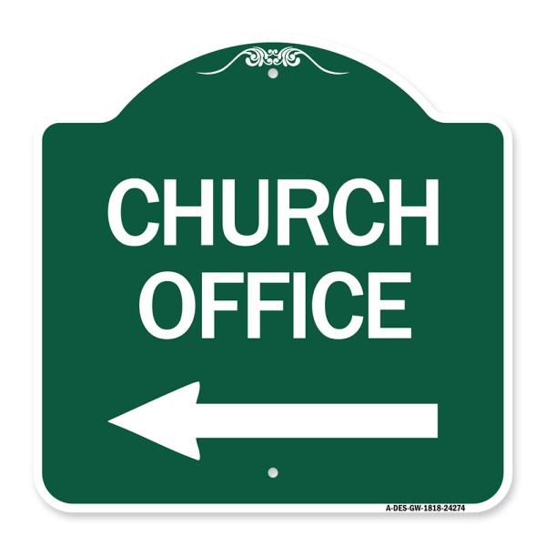 SignMission Designer Series Sign - Church Office |...