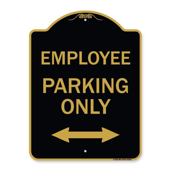 SignMission Designer Series Sign - Employee Parkin...