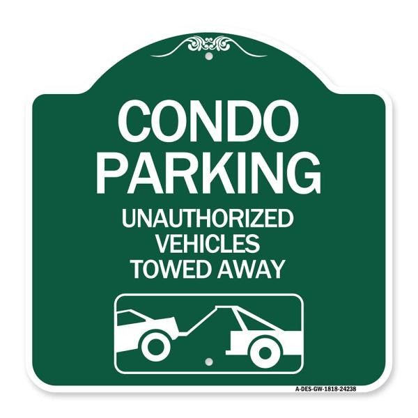 SignMission Designer Series Sign - Condo Parking -...