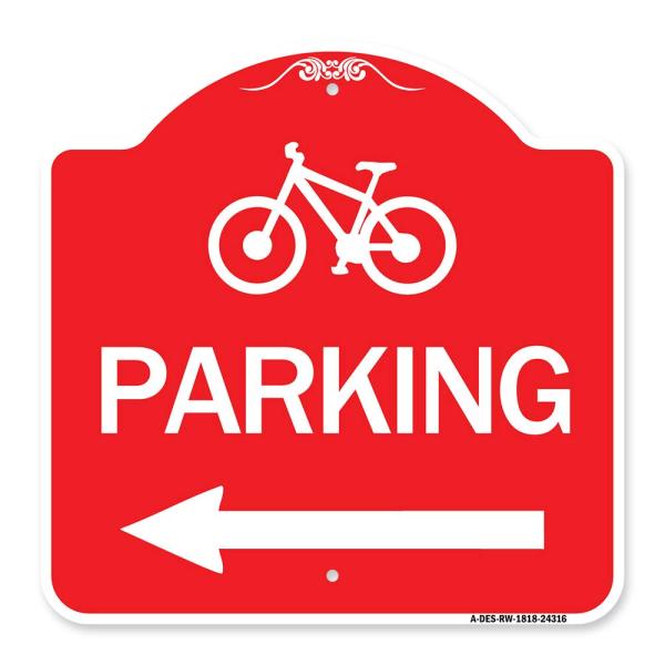 SignMission Designer Series Sign - Bicycle Symbol,...